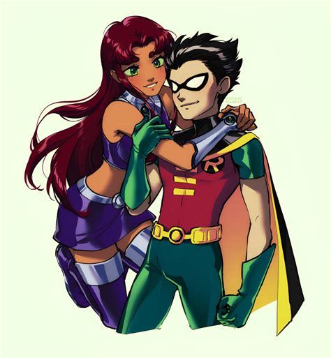 starfire and robin